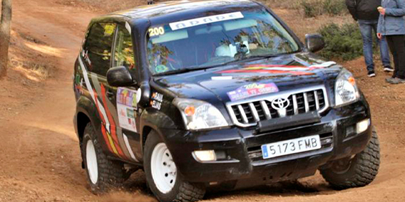 Nuestro compañero Elías del Val de ADADE BURGOS, primer clasificado a la regularidad, en el Rally todo terreno de Cuenca