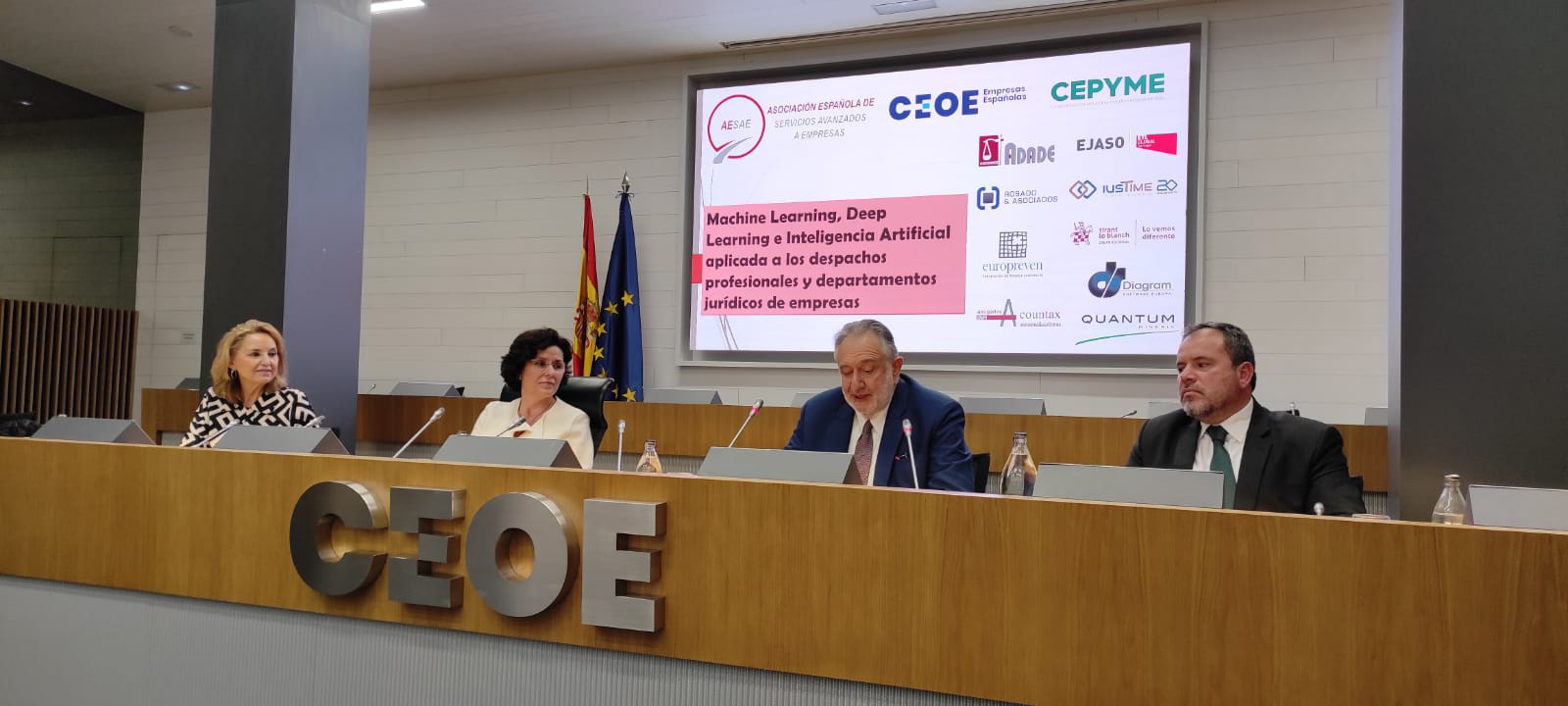 JORNADA ORGANIZADA POR AESAE JUNTO CON CEOE-CEPYME SOBRE MACHINE LEARNING, DEEP LEARNING E INTELIGENCIA ARTIFICIAL