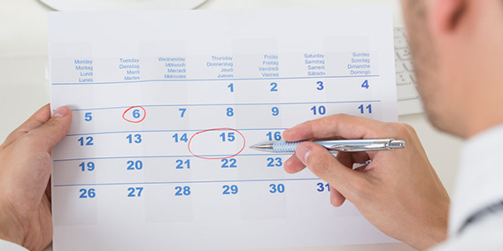 Calendario días inhábiles 2019