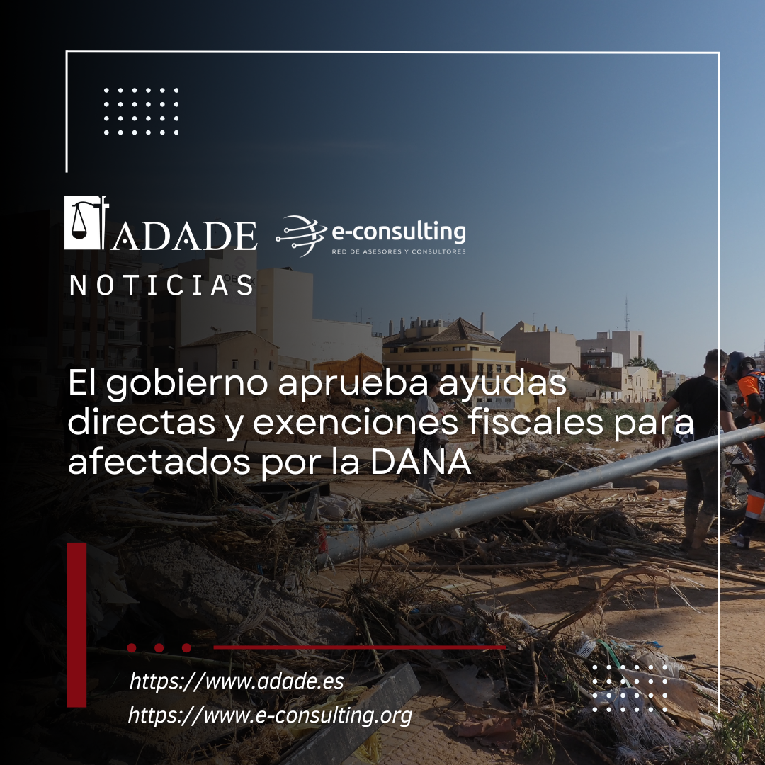 El gobierno aprueba ayudas directas y exenciones fiscales para afectados por la DANA