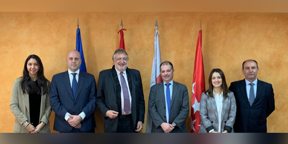 El Magfco. Rector de la Universidad Europea del Atlántico y el Presidente de la Fundación ADADE se reúnen en las instalaciones de ésta en Madrid