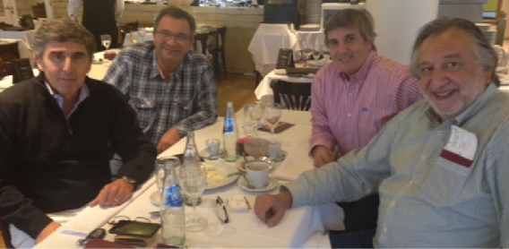 Reunión del presidente de ADADE con los delegados de Argentina y Uruguay en la ciudad de Buenos Aires