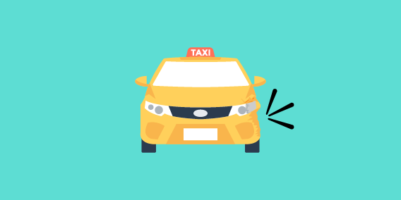 ¿Quién se deduce las cuotas soportadas por la reparación de un taxi siniestrado?
